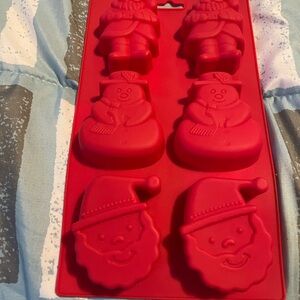 Red Silicone Christmas Mold